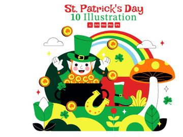 10 Happy St. Patrick's Day Illustration preview picture