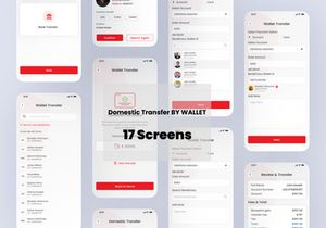 Corneb - Money Transfer, Bank, Finance and Wallet App UI Kit
