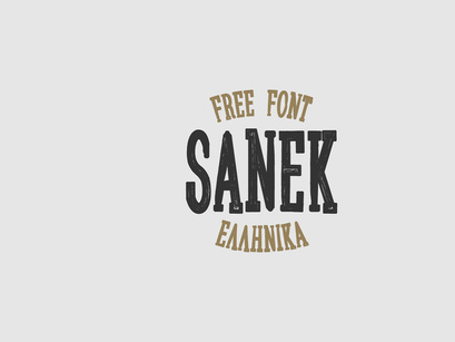Sanek Typeface