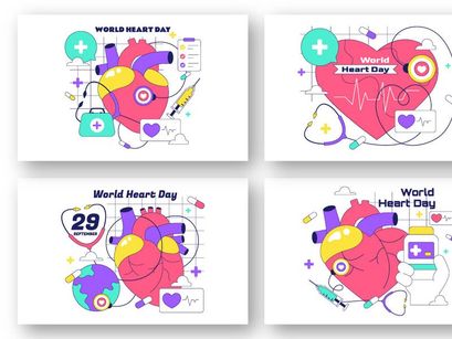 10 World Heart Day Illustration