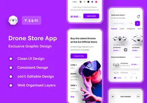 Drones Store App Design