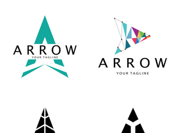 Arrow vector illustration icon Logo Template design preview picture