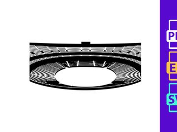 Close up view of a circular metal object with a mesh interior preview picture