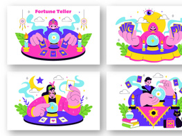 10 Fortune Teller Tarot Illustration preview picture