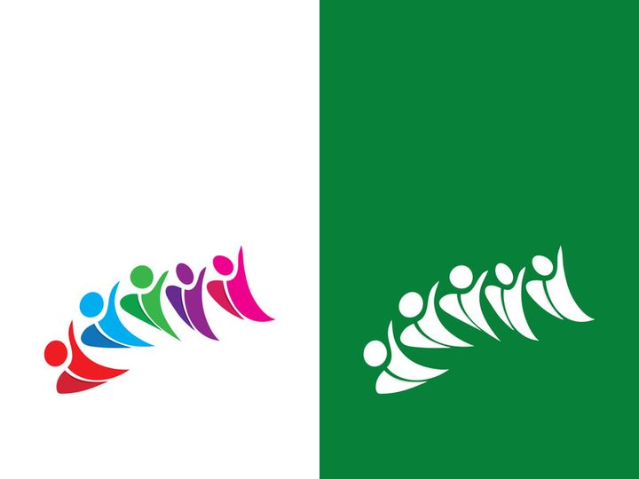 people group and community logo icon illustration design vector