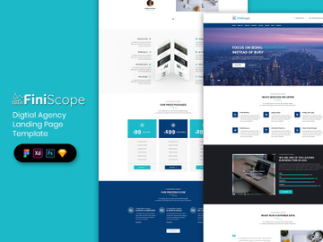 Digital Agency Landing Page Template preview picture