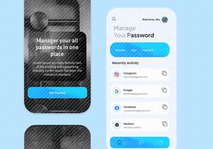 Password Manager App UI