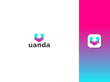 Lettermark Logo - Letter U Logo - Gradient Logo - Business Logo Design preview picture