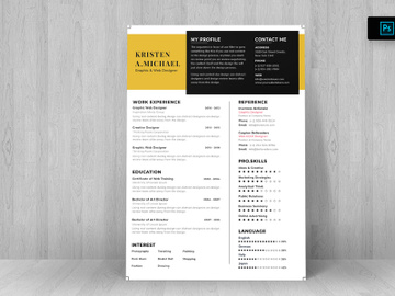 Resume CV Template-94 preview picture