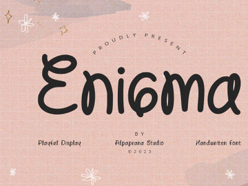Enigma - Display Font preview picture