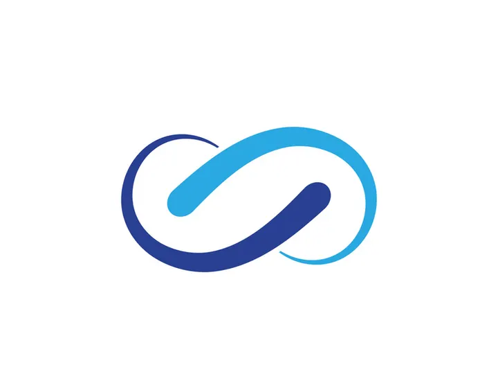 Infinity icon illustration design template