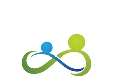 infinity people  family and community logo vector