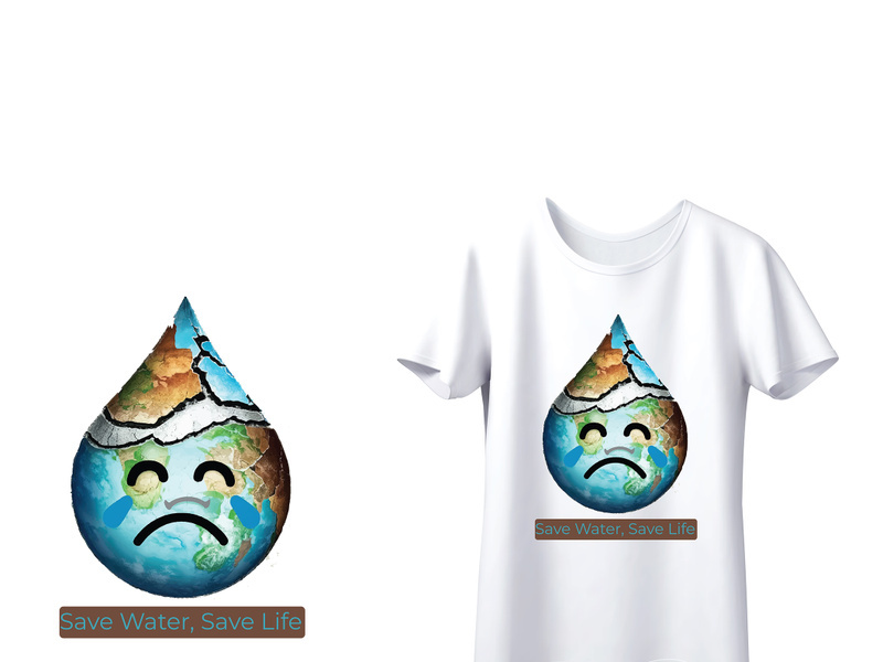 World Water Day T Shirt Design