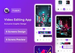 Video Editor App Design