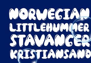 Just Bubble - Display Font