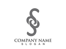 Business corporate S letter logo design vector