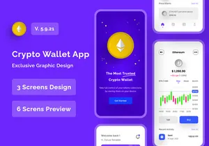 Crypto Wallet App Design