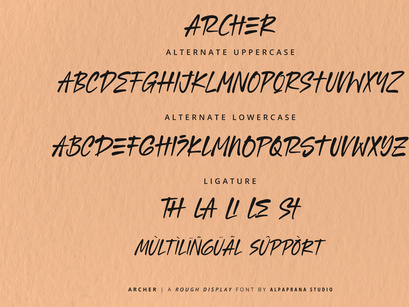 Archer - Rough Font