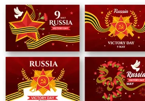12 Russia Victory Day Illustration