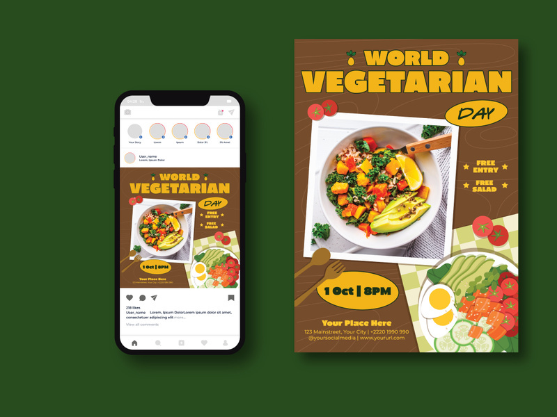 World Vegan Day Flyer