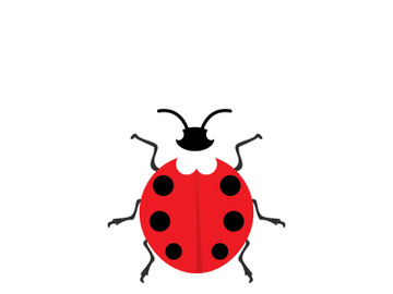 ladybird animal  vector logo symbol icon preview picture