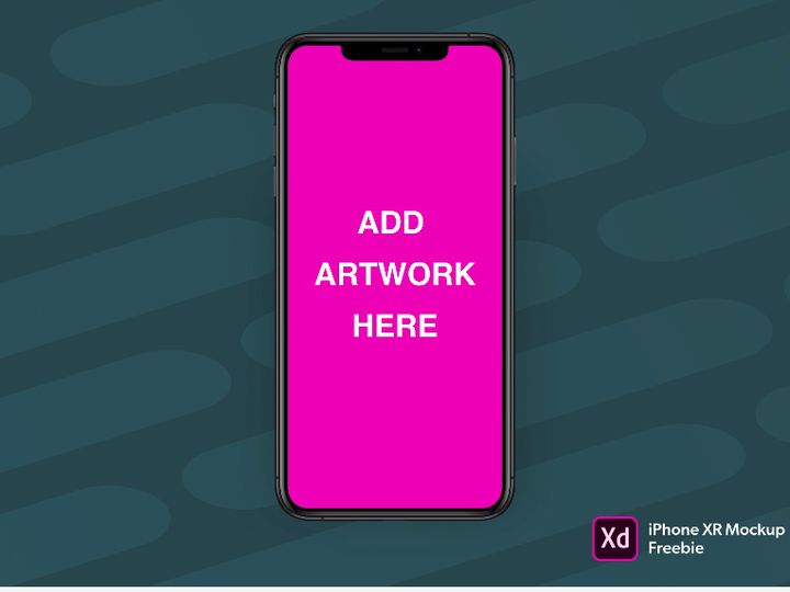 Free iPhone XR Mockup for Adobe XD