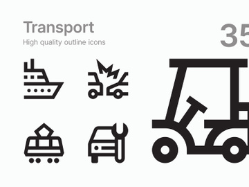 Transport icons preview picture