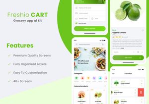 Grocery app ui kit