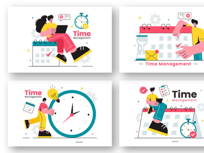 13 Time Management Planning Illustration