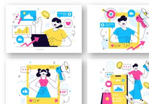 10 Influencer Marketing Illustration
