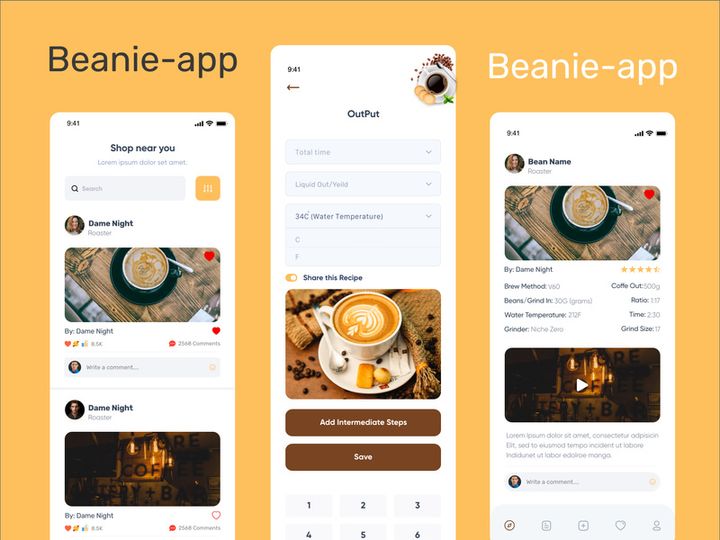 Coffee bean app
