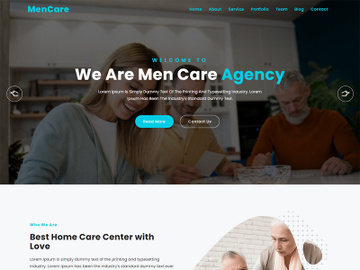Mencare Retirement Planning Responsive HTML5 Template preview picture