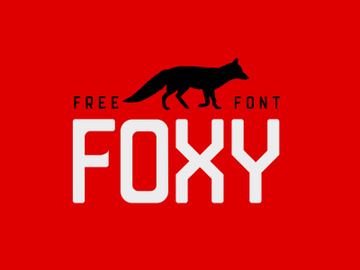 Foxy Free Font preview picture