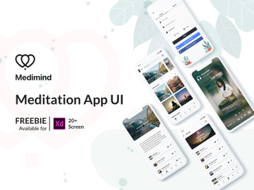Meditation iOS App (XD) preview picture