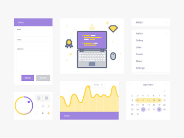 UI Kit & Illustration preview picture