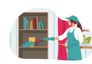 M135_Cleaning service Illustrations