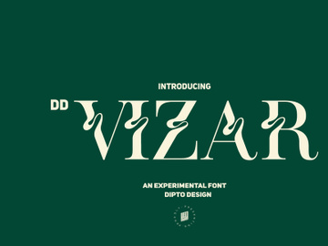 DD Vizar - An Experimental Typeface preview picture