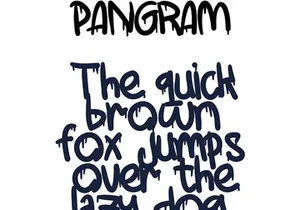 LowBack - Spray Paint Font