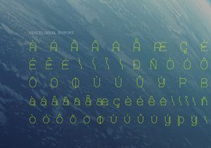 Lost Entity | Futuristic Geometric Font