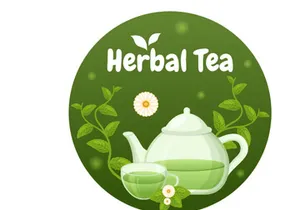 10 Herbal Tea Chamomile Leaves Illustration