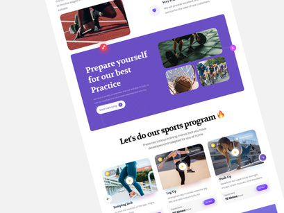 Sprint - Website Template  sport