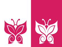 Butterfly logo icon vector design illustration