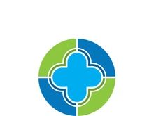 Health medical logo template vector illustration design