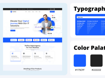 Software Company Web UI Kit | Figma Design preview picture