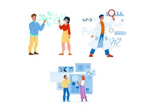 Data technology characters