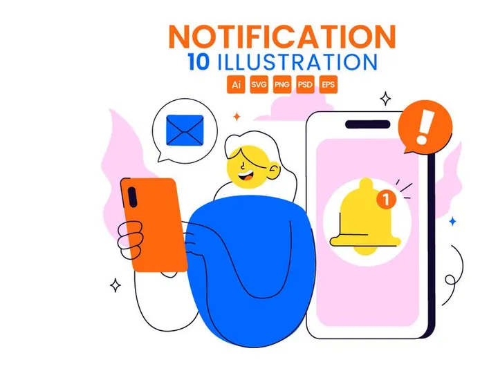 10 Notification System Illustration