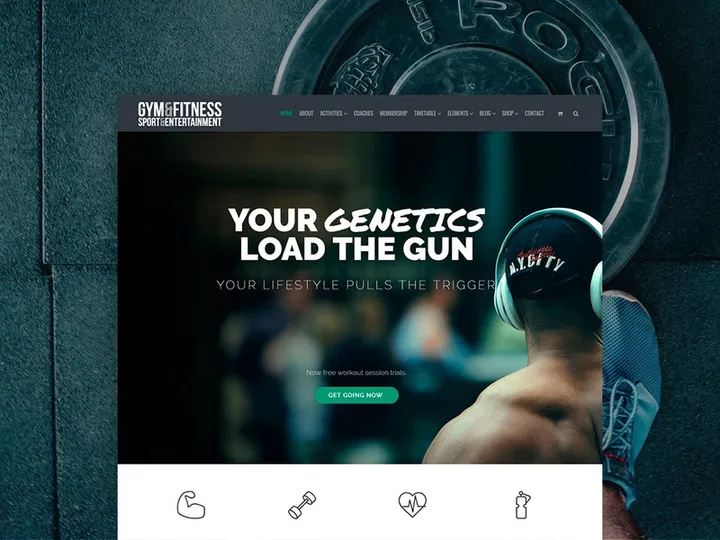 Gym WordPress Theme