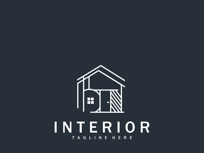 Home Interior logo building design template architecture unique styles