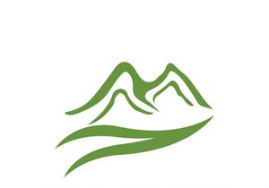 Mountain icon logo template vector illustration design