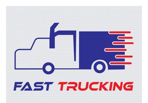 Modern Trucking Company Logo design in adobe illustrator